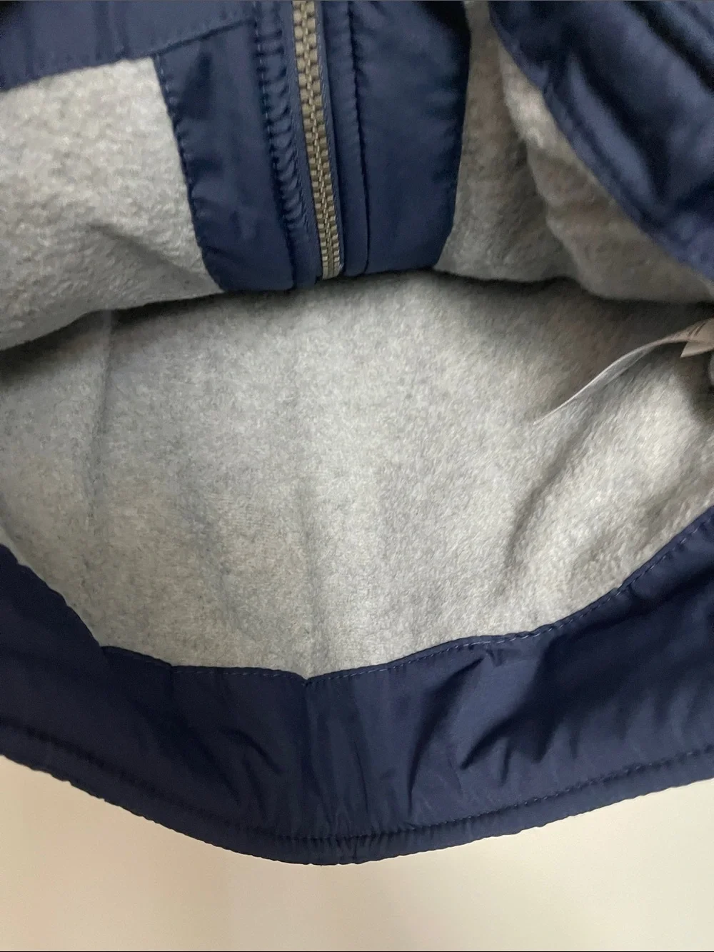 Carter's Navy Blue and Cream Puffer Jacket for Kids
